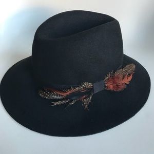 Saks Fifth Avenue Black Label Wool Fedora